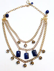 Lapis Cascade Necklace
