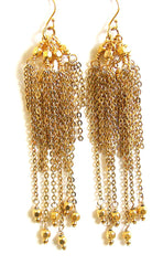 Gold Fringe Earrings