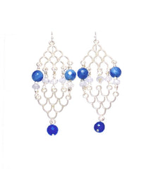 Eliv Silver Chandelier Earrings