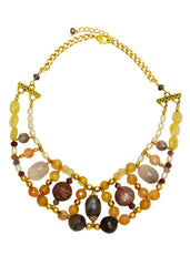 Camar Moonstone Brown Necklace