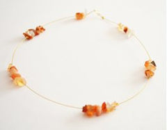 Carnelian May Birthstone Necklace