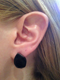 Mini Teardrop Handmade Clear Stone Earrings