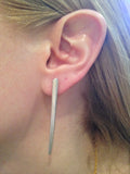 Long Spiked Hanging Earrings