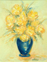 Flowers in a Vase Modern Print