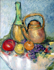 Fruit and Kettle Modern Print