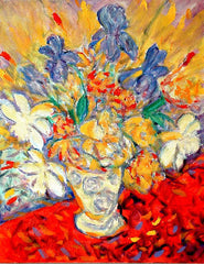 Colorful Vase Modern Flower Print