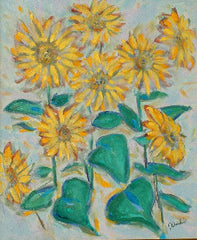 Sun Flowers Modern Print