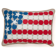 Folk Art Flag Pillow