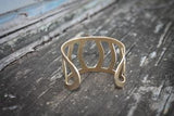Ladder Brass Cuff