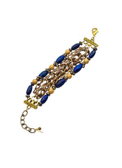 Bella Lapis Multi-strand Beaded Bracelet