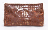 Small Clutch - Brown Metallic