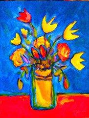 Modern Bouquet Painting