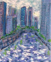 Chicago River Scenic Modern Print