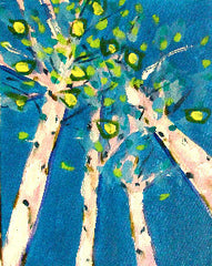 Birch Tree Modern Print