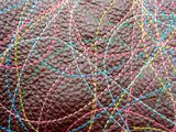 Spiro Leather Plum Clutch