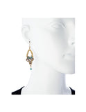 Ethel Tanto Gold Bead Hoop Earrings