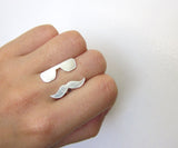 Mr. Mustache with Sunglasses Ring