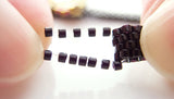 Black Bow Beaded Bracelet