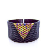 Cleopatra Beaded Geometric Cuff
