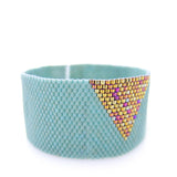 Cleopatra Beaded Geometric Cuff