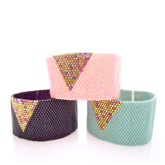 Cleopatra Beaded Geometric Cuff