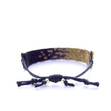 Stardust Cord Beaded Black Bracelet