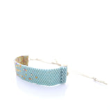 Stardust Cord Beaded Mint Bracelet