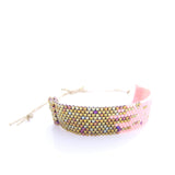 Stardust Cord Beaded Coral Bracelet