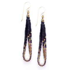 Stardust Pearls Glamor Beaded Earrings