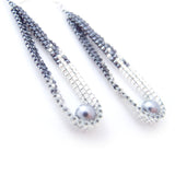Stardust Pearls Disco Beaded Earrings