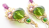 Spanish Craneo Pearl & Crystal Earrings
