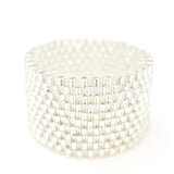 Classic Silver Beaded Ring