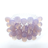 Anemone Lavender Beaded Ring