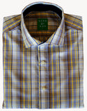 Karsten Dress Yellow & Brown Mens Shirt