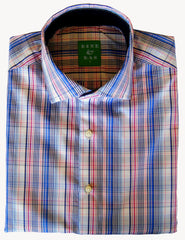 Karsten Dress Pink & Blue Plaid Mens Shirt