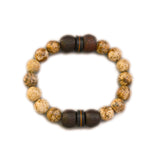 Sonth Jasper and Mala Bracelet