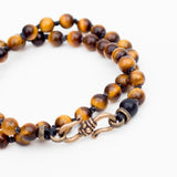 Laung Tiger-eye wrap bracelet