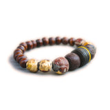 Dalchini Mala Bracelet and African recycled vinyl record chips