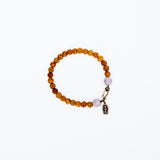 Elaichi Light Brown lava and Java bracelet