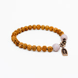 Elaichi Light Brown lava and Java bracelet
