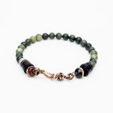 Darchini Jasper and vintage African Heshi disc bracelet