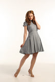 Pleated Shirtdress in Sunshine