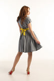 Pleated Shirtdress in Sunshine