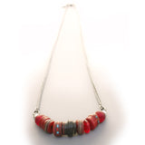 Pudina Red vintage Buddhist monk beads Necklace