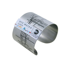 NYC Metro Stainless Steel Cuff (Black)