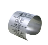 NYC Metro Stainless Steel Cuff (Black)