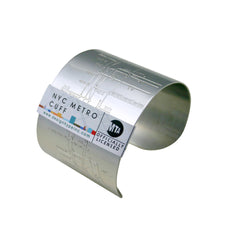 NYC Metro Stainless Steel Cuff (Silver)