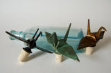 Origami Crane Bottle Stoppers