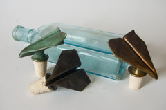 Origami Plane Bottle Stoppers