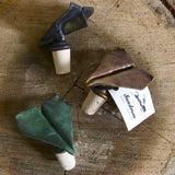 Origami Plane Bottle Stoppers